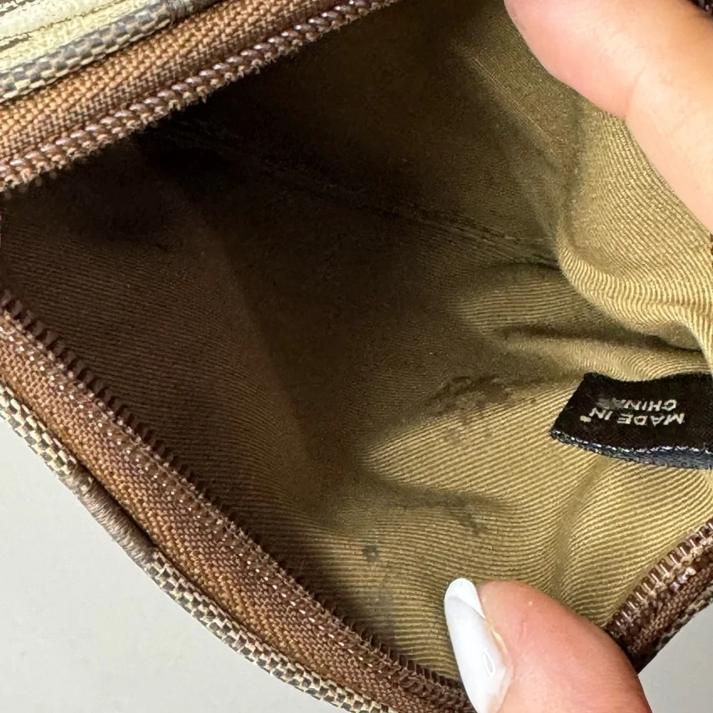 Coach C Monogram Wristlet